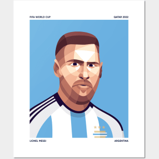 Messi (Qatar 2022) Posters and Art